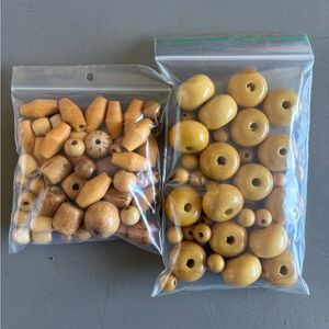 Yellow Wooden Beads - Crafts & Jewelry Making